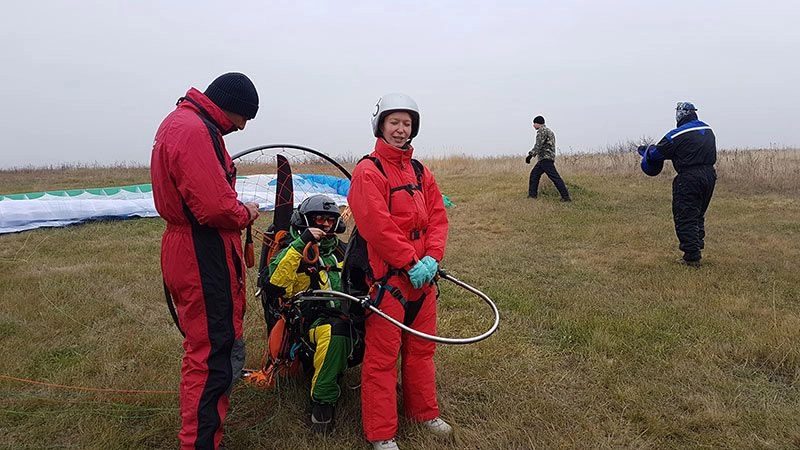 Рамка для тандемных полетов