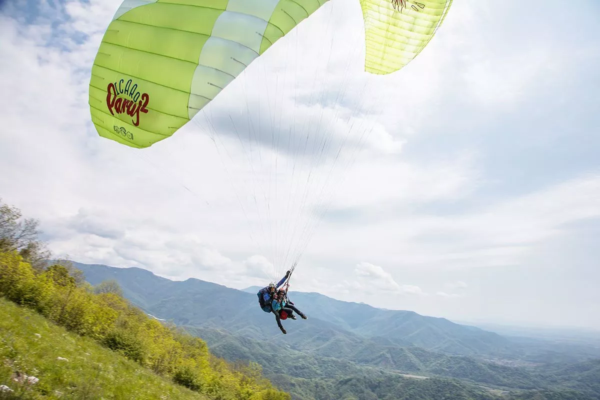 Тандемный параплан Parus-2 (Icaro Paragliders)